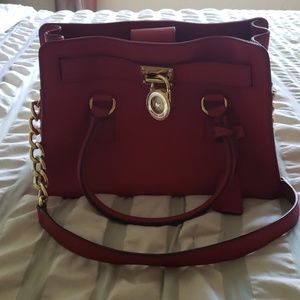 Michael Kors lock satchel